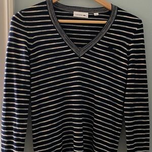 Lacoste Women wool blend sweater in like excellent condition